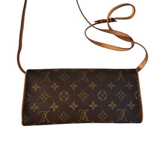 Louis Vuitton Monogram Pochette Twin GM Crossbody Bag Shoulder Bag Handbag - Picture 2 of 13